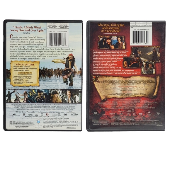 Pirates of the Caribbean DVD Bundle - Picture 2 of 8